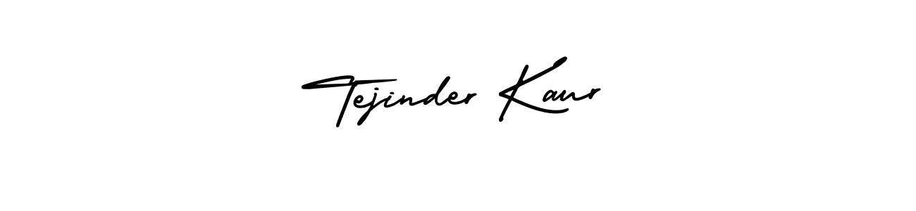 The best way (AmerikaSignatureDemo-Regular) to make a short signature is to pick only two or three words in your name. The name Tejinder Kaur include a total of six letters. For converting this name. Tejinder Kaur signature style 3 images and pictures png