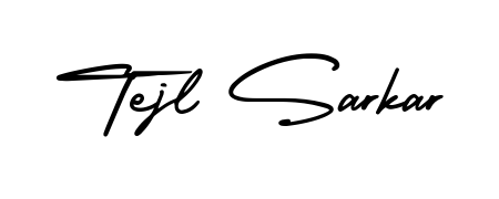 Personalize your online presence with Tejl Sarkar signature rendered in elegant AmerikaSignatureDemo-Regular font. Great for website footers and blogs. Tejl Sarkar signature style 3 images and pictures png