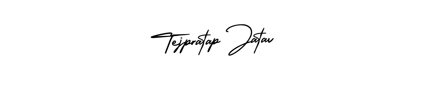 How to Draw Tejpratap Jatav signature style? AmerikaSignatureDemo-Regular is a latest design signature styles for name Tejpratap Jatav. Tejpratap Jatav signature style 3 images and pictures png