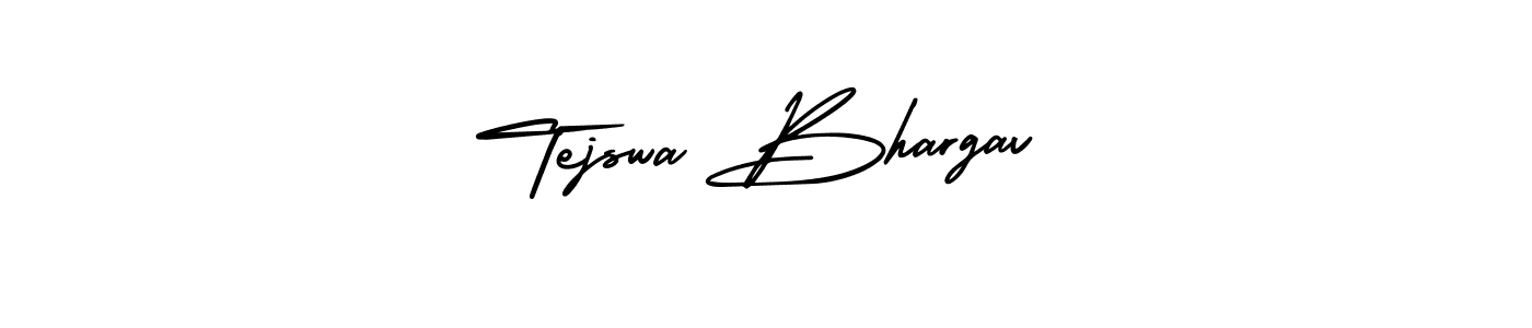 Create a beautiful signature design for name Tejswa Bhargav. With this signature (AmerikaSignatureDemo-Regular) fonts, you can make a handwritten signature for free. Tejswa Bhargav signature style 3 images and pictures png