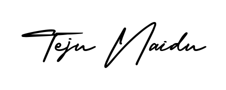 Make a beautiful signature design for name Teju Naidu. Use this online signature maker to create a handwritten signature for free. Teju Naidu signature style 3 images and pictures png