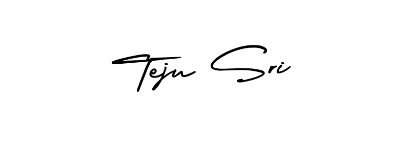 AmerikaSignatureDemo-Regular is a professional signature style that is perfect for those who want to add a touch of class to their signature. It is also a great choice for those who want to make their signature more unique. Get Teju Sri name to fancy signature for free. Teju Sri signature style 3 images and pictures png
