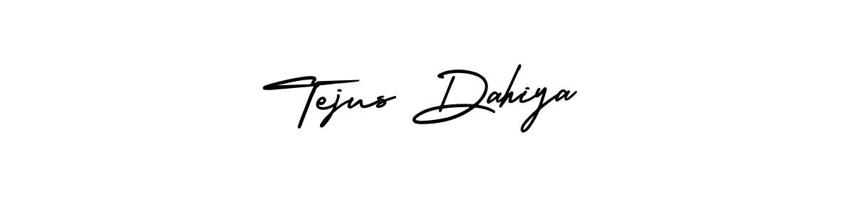 This is the best signature style for the Tejus Dahiya name. Also you like these signature font (AmerikaSignatureDemo-Regular). Mix name signature. Tejus Dahiya signature style 3 images and pictures png