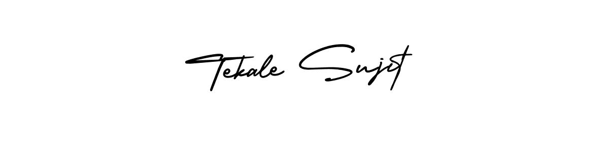 Also we have Tekale Sujit name is the best signature style. Create professional handwritten signature collection using AmerikaSignatureDemo-Regular autograph style. Tekale Sujit signature style 3 images and pictures png