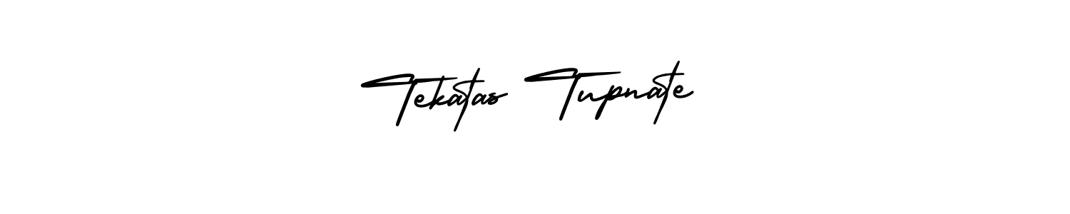 How to make Tekatas Tupnate signature? AmerikaSignatureDemo-Regular is a professional autograph style. Create handwritten signature for Tekatas Tupnate name. Tekatas Tupnate signature style 3 images and pictures png