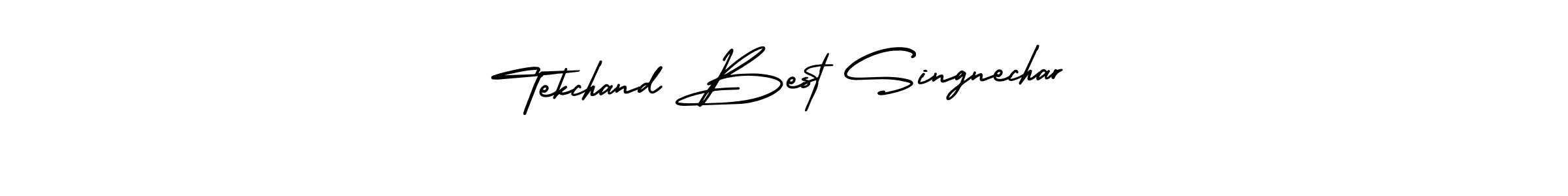 Also we have Tekchand Best Singnechar name is the best signature style. Create professional handwritten signature collection using AmerikaSignatureDemo-Regular autograph style. Tekchand Best Singnechar signature style 3 images and pictures png