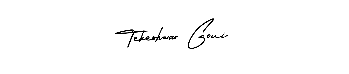 Check out images of Autograph of Tekeshwar Goui name. Actor Tekeshwar Goui Signature Style. AmerikaSignatureDemo-Regular is a professional sign style online. Tekeshwar Goui signature style 3 images and pictures png