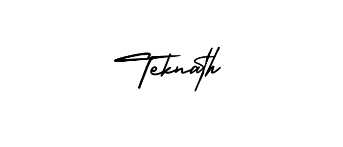 Similarly AmerikaSignatureDemo-Regular is the best handwritten signature design. Signature creator online .You can use it as an online autograph creator for name Teknath. Teknath signature style 3 images and pictures png