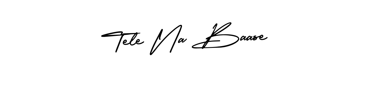 Make a beautiful signature design for name Tele Na Baase. With this signature (AmerikaSignatureDemo-Regular) style, you can create a handwritten signature for free. Tele Na Baase signature style 3 images and pictures png