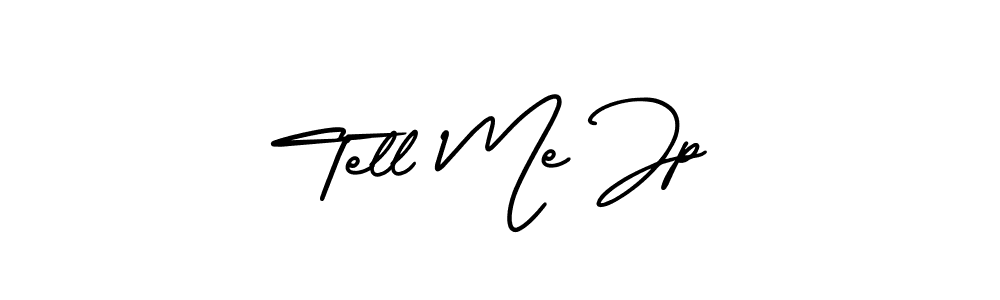 Also You can easily find your signature by using the search form. We will create Tell Me Jp name handwritten signature images for you free of cost using AmerikaSignatureDemo-Regular sign style. Tell Me Jp signature style 3 images and pictures png