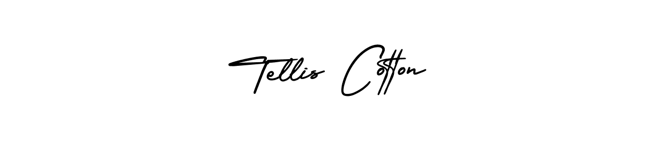 Make a beautiful signature design for name Tellis Cotton. With this signature (AmerikaSignatureDemo-Regular) style, you can create a handwritten signature for free. Tellis Cotton signature style 3 images and pictures png