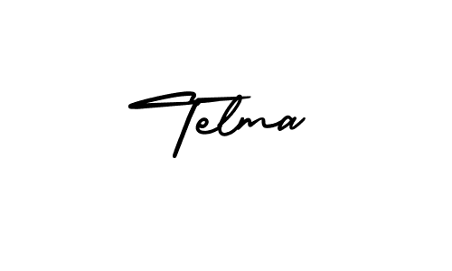 Also we have Telma name is the best signature style. Create professional handwritten signature collection using AmerikaSignatureDemo-Regular autograph style. Telma signature style 3 images and pictures png