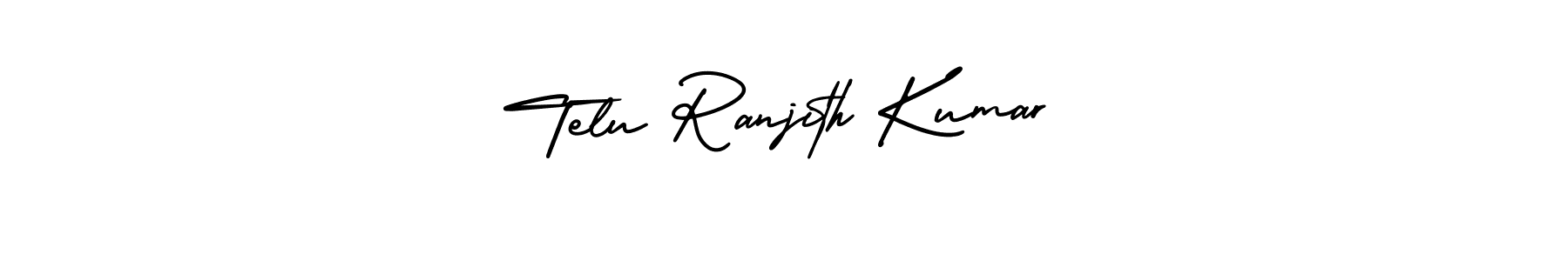 How to make Telu Ranjith Kumar signature? AmerikaSignatureDemo-Regular is a professional autograph style. Create handwritten signature for Telu Ranjith Kumar name. Telu Ranjith Kumar signature style 3 images and pictures png