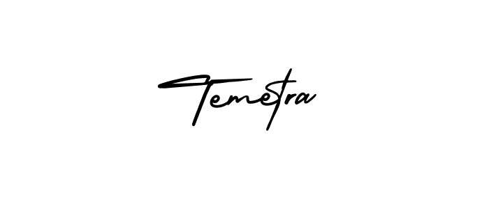 Best and Professional Signature Style for Temetra. AmerikaSignatureDemo-Regular Best Signature Style Collection. Temetra signature style 3 images and pictures png