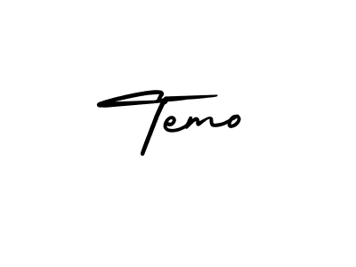 Also we have Temo name is the best signature style. Create professional handwritten signature collection using AmerikaSignatureDemo-Regular autograph style. Temo signature style 3 images and pictures png