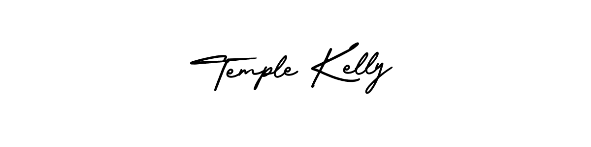 Design your own signature with our free online signature maker. With this signature software, you can create a handwritten (AmerikaSignatureDemo-Regular) signature for name Temple Kelly. Temple Kelly signature style 3 images and pictures png