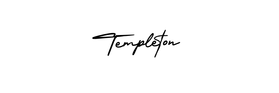 Use a signature maker to create a handwritten signature online. With this signature software, you can design (AmerikaSignatureDemo-Regular) your own signature for name Templeton. Templeton signature style 3 images and pictures png