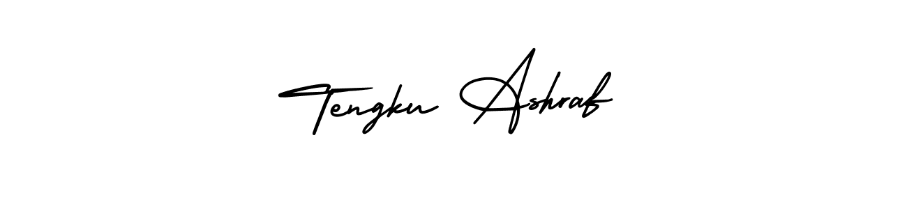 The best way (AmerikaSignatureDemo-Regular) to make a short signature is to pick only two or three words in your name. The name Tengku Ashraf include a total of six letters. For converting this name. Tengku Ashraf signature style 3 images and pictures png