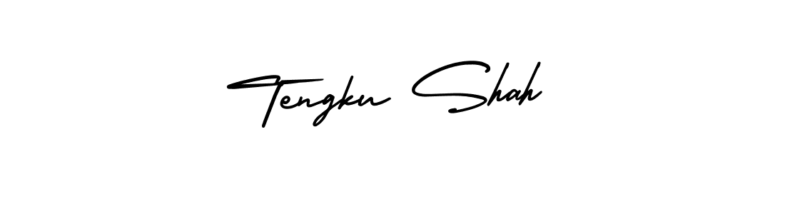 How to make Tengku Shah signature? AmerikaSignatureDemo-Regular is a professional autograph style. Create handwritten signature for Tengku Shah name. Tengku Shah signature style 3 images and pictures png