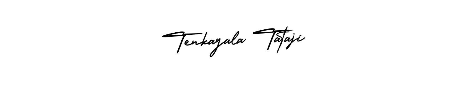 Use a signature maker to create a handwritten signature online. With this signature software, you can design (AmerikaSignatureDemo-Regular) your own signature for name Tenkayala Tataji. Tenkayala Tataji signature style 3 images and pictures png