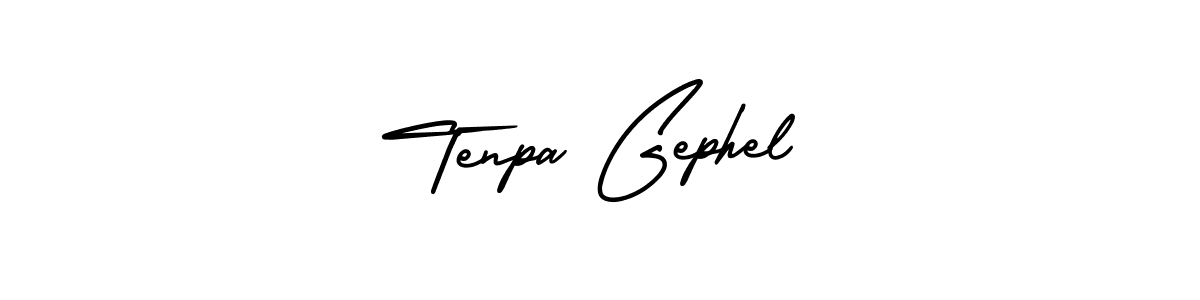 Best and Professional Signature Style for Tenpa Gephel. AmerikaSignatureDemo-Regular Best Signature Style Collection. Tenpa Gephel signature style 3 images and pictures png