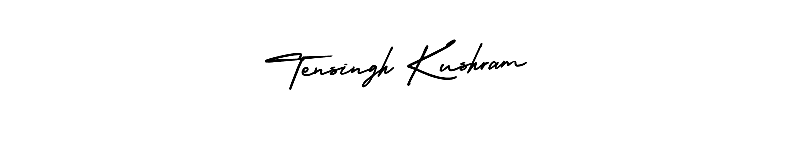 Make a beautiful signature design for name Tensingh Kushram. With this signature (AmerikaSignatureDemo-Regular) style, you can create a handwritten signature for free. Tensingh Kushram signature style 3 images and pictures png