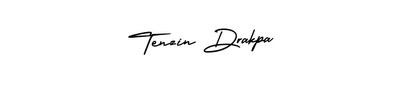 Also You can easily find your signature by using the search form. We will create Tenzin Drakpa name handwritten signature images for you free of cost using AmerikaSignatureDemo-Regular sign style. Tenzin Drakpa signature style 3 images and pictures png
