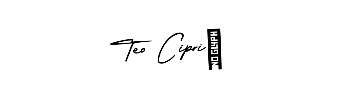 Use a signature maker to create a handwritten signature online. With this signature software, you can design (AmerikaSignatureDemo-Regular) your own signature for name Teo Ciprić. Teo Ciprić signature style 3 images and pictures png