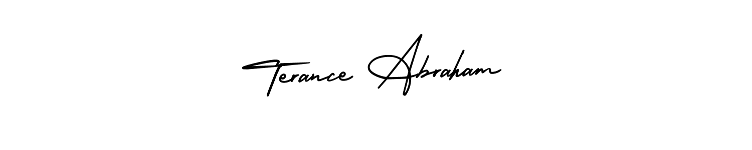 Create a beautiful signature design for name Terance Abraham. With this signature (AmerikaSignatureDemo-Regular) fonts, you can make a handwritten signature for free. Terance Abraham signature style 3 images and pictures png