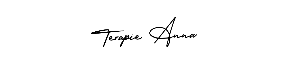 Also You can easily find your signature by using the search form. We will create Terapie Anna name handwritten signature images for you free of cost using AmerikaSignatureDemo-Regular sign style. Terapie Anna signature style 3 images and pictures png