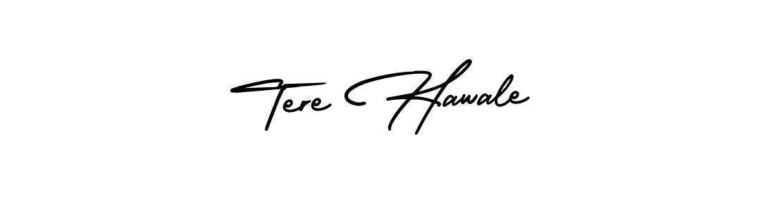 Also we have Tere Hawale name is the best signature style. Create professional handwritten signature collection using AmerikaSignatureDemo-Regular autograph style. Tere Hawale signature style 3 images and pictures png