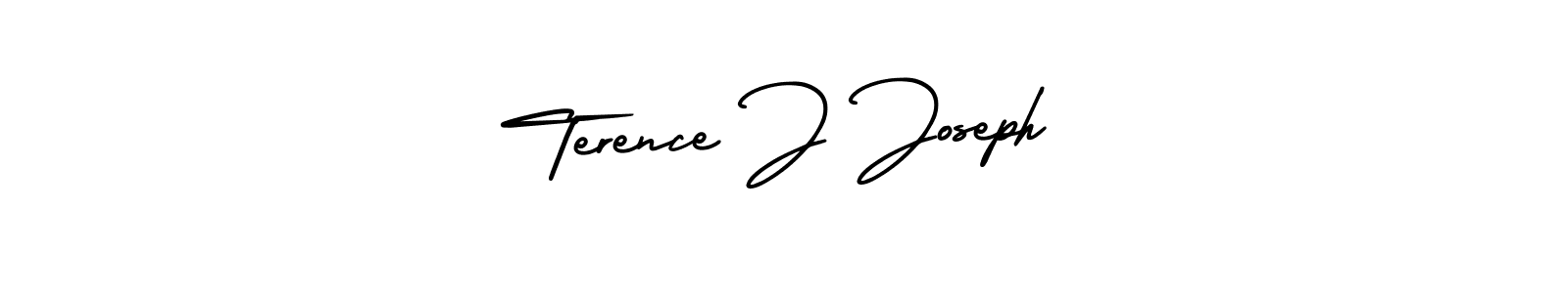 Create a beautiful signature design for name Terence J Joseph. With this signature (AmerikaSignatureDemo-Regular) fonts, you can make a handwritten signature for free. Terence J Joseph signature style 3 images and pictures png