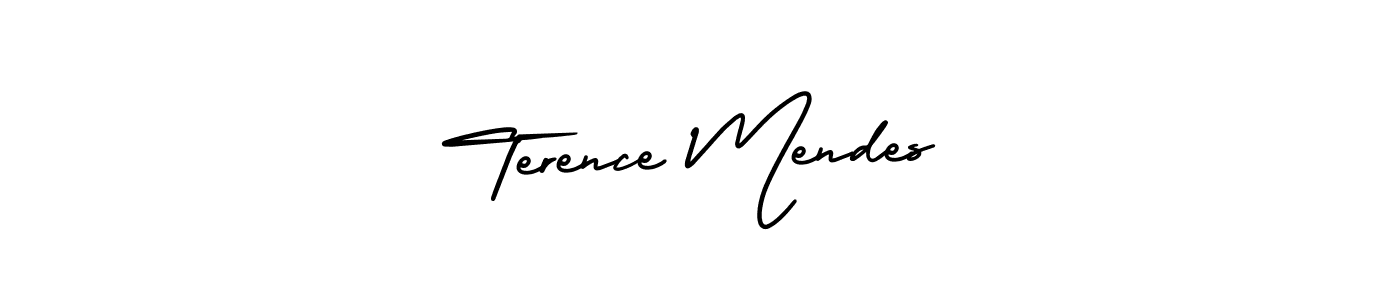 Best and Professional Signature Style for Terence Mendes. AmerikaSignatureDemo-Regular Best Signature Style Collection. Terence Mendes signature style 3 images and pictures png