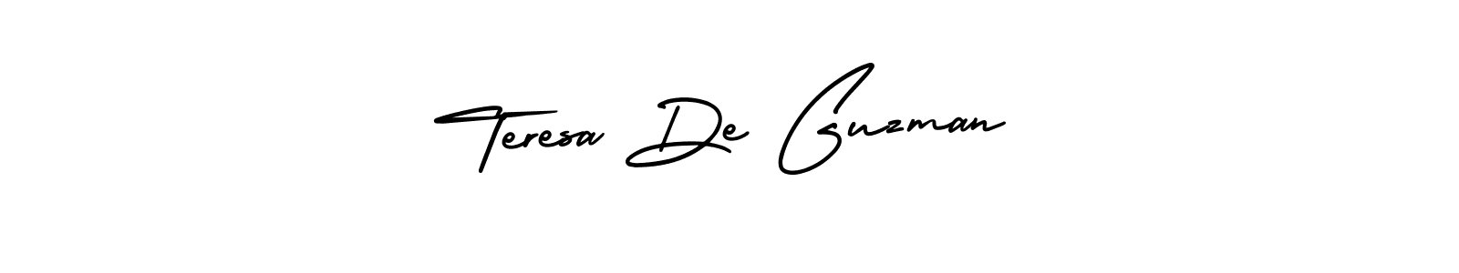 How to make Teresa De Guzman signature? AmerikaSignatureDemo-Regular is a professional autograph style. Create handwritten signature for Teresa De Guzman name. Teresa De Guzman signature style 3 images and pictures png
