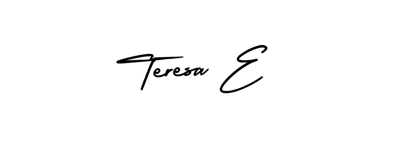 You can use this online signature creator to create a handwritten signature for the name Teresa E. This is the best online autograph maker. Teresa E signature style 3 images and pictures png