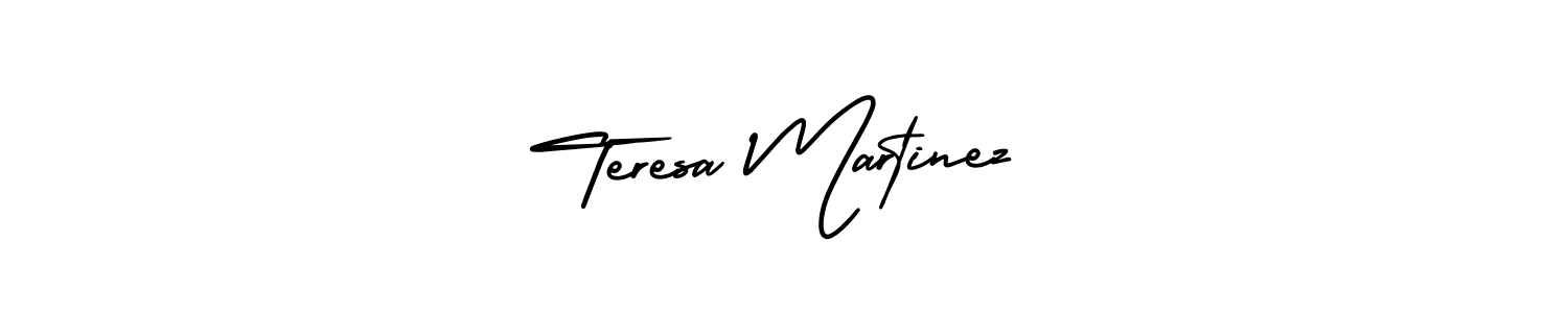 Also You can easily find your signature by using the search form. We will create Teresa Martinez name handwritten signature images for you free of cost using AmerikaSignatureDemo-Regular sign style. Teresa Martinez signature style 3 images and pictures png