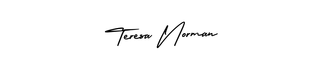 Design your own signature with our free online signature maker. With this signature software, you can create a handwritten (AmerikaSignatureDemo-Regular) signature for name Teresa Norman. Teresa Norman signature style 3 images and pictures png