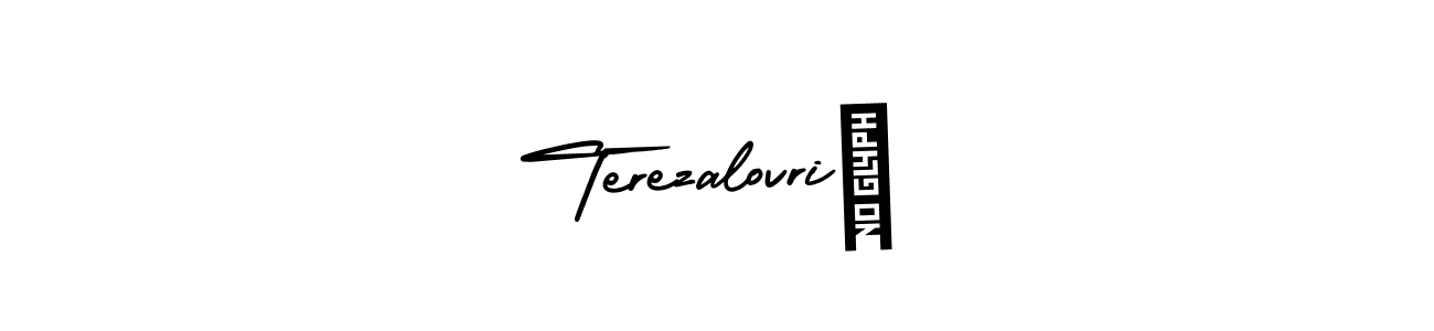 Also You can easily find your signature by using the search form. We will create TerezalovriĆ name handwritten signature images for you free of cost using AmerikaSignatureDemo-Regular sign style. TerezalovriĆ signature style 3 images and pictures png