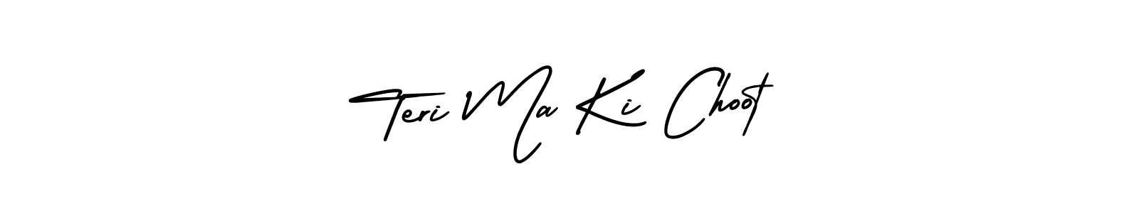 Also we have Teri Ma Ki Choot name is the best signature style. Create professional handwritten signature collection using AmerikaSignatureDemo-Regular autograph style. Teri Ma Ki Choot signature style 3 images and pictures png