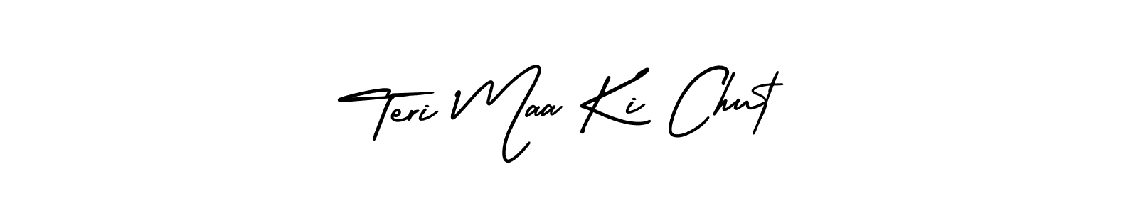 How to Draw Teri Maa Ki Chut signature style? AmerikaSignatureDemo-Regular is a latest design signature styles for name Teri Maa Ki Chut. Teri Maa Ki Chut signature style 3 images and pictures png