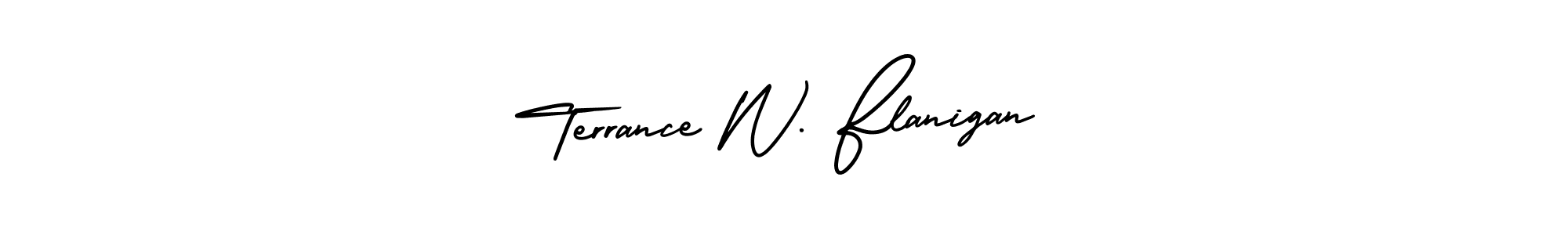 if you are searching for the best signature style for your name Terrance W. Flanigan. so please give up your signature search. here we have designed multiple signature styles  using AmerikaSignatureDemo-Regular. Terrance W. Flanigan signature style 3 images and pictures png