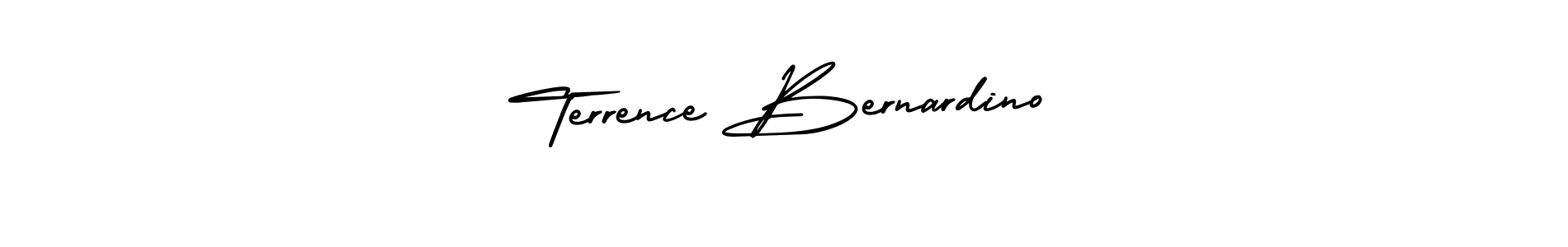 Use a signature maker to create a handwritten signature online. With this signature software, you can design (AmerikaSignatureDemo-Regular) your own signature for name Terrence Bernardino. Terrence Bernardino signature style 3 images and pictures png