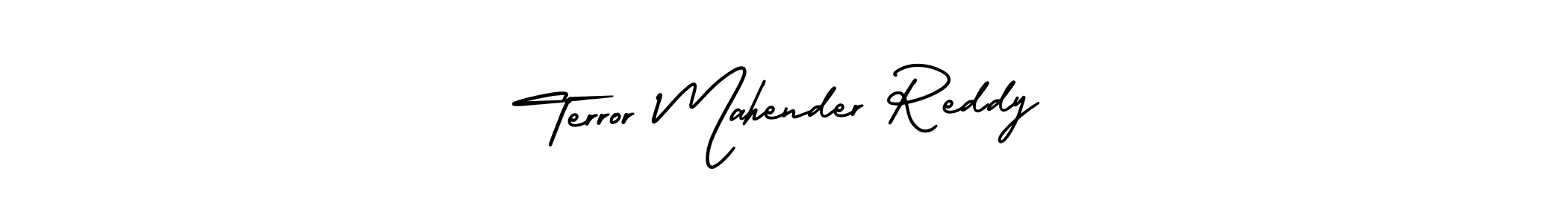 Best and Professional Signature Style for Terror Mahender Reddy. AmerikaSignatureDemo-Regular Best Signature Style Collection. Terror Mahender Reddy signature style 3 images and pictures png