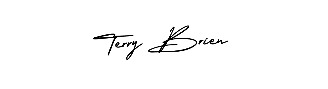 Make a beautiful signature design for name Terry Brien. With this signature (AmerikaSignatureDemo-Regular) style, you can create a handwritten signature for free. Terry Brien signature style 3 images and pictures png