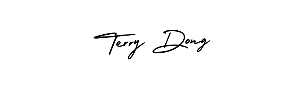 You should practise on your own different ways (AmerikaSignatureDemo-Regular) to write your name (Terry Dong) in signature. don't let someone else do it for you. Terry Dong signature style 3 images and pictures png