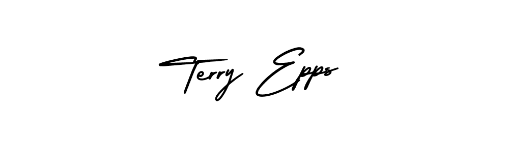 Use a signature maker to create a handwritten signature online. With this signature software, you can design (AmerikaSignatureDemo-Regular) your own signature for name Terry Epps. Terry Epps signature style 3 images and pictures png