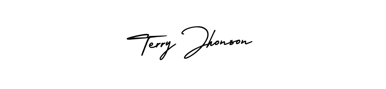 Use a signature maker to create a handwritten signature online. With this signature software, you can design (AmerikaSignatureDemo-Regular) your own signature for name Terry Jhonson. Terry Jhonson signature style 3 images and pictures png