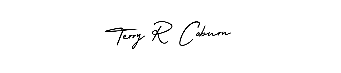 Check out images of Autograph of Terry R Coburn name. Actor Terry R Coburn Signature Style. AmerikaSignatureDemo-Regular is a professional sign style online. Terry R Coburn signature style 3 images and pictures png