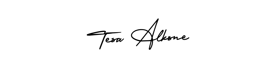 How to Draw Tesa Alksne signature style? AmerikaSignatureDemo-Regular is a latest design signature styles for name Tesa Alksne. Tesa Alksne signature style 3 images and pictures png