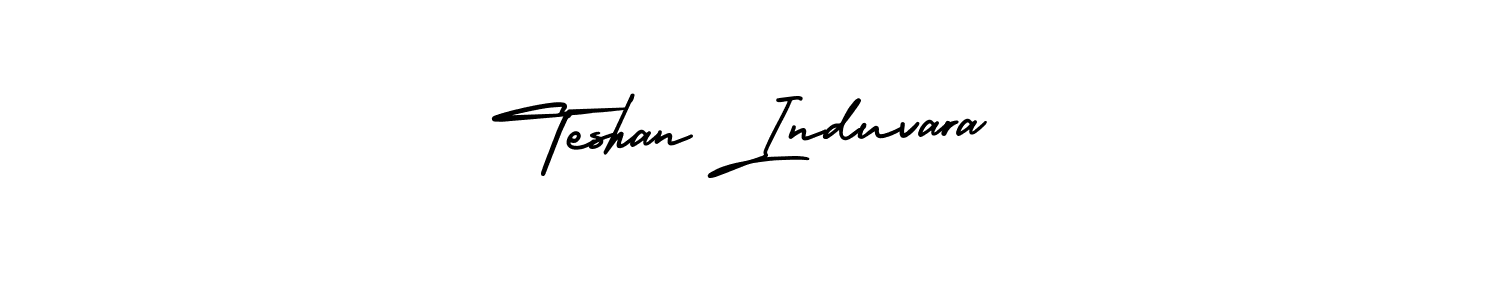 if you are searching for the best signature style for your name Teshan Induvara. so please give up your signature search. here we have designed multiple signature styles  using AmerikaSignatureDemo-Regular. Teshan Induvara signature style 3 images and pictures png